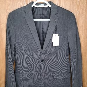 Teen 2 piece Calvin Klein suit charcoal